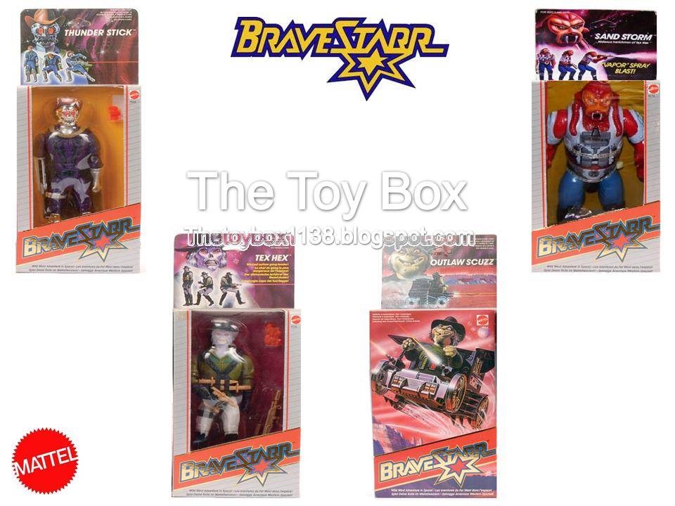1986 Mattel Bravestarr Bravestar TEX HEX 8 Action Figure