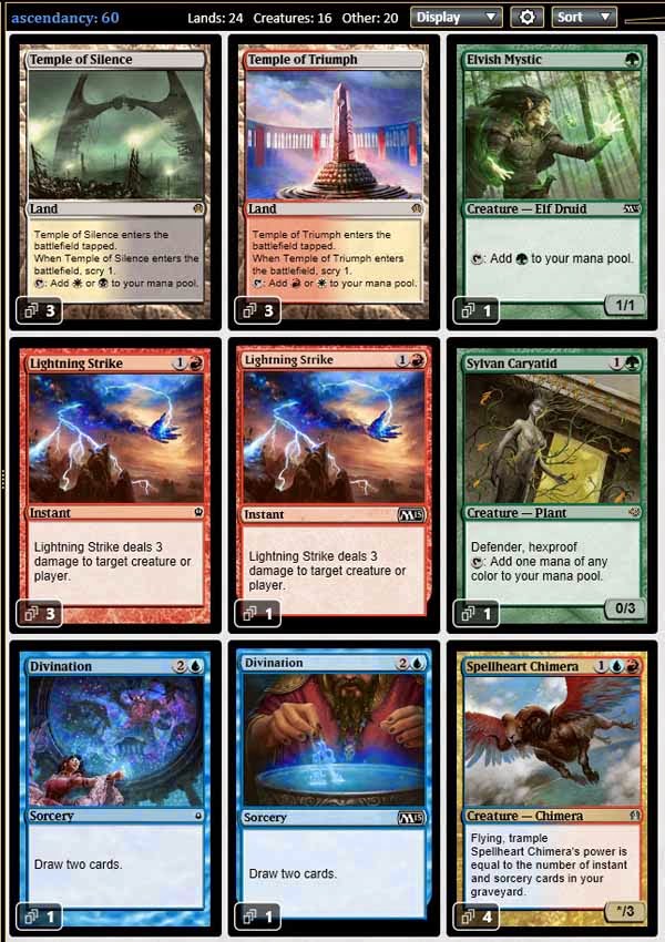 Magic the Gathering Adventures [Standard] Jeskai Ascendancy and