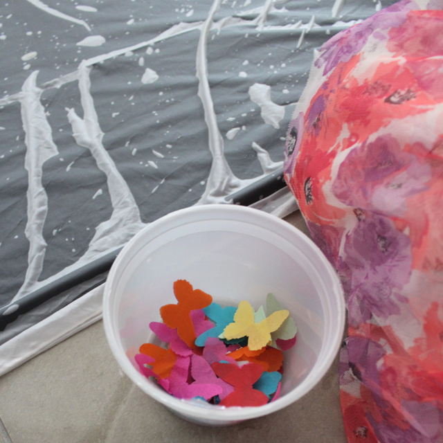 Rachael Rabbit Easy Silk Scarf Dyeing with Tissue Paper