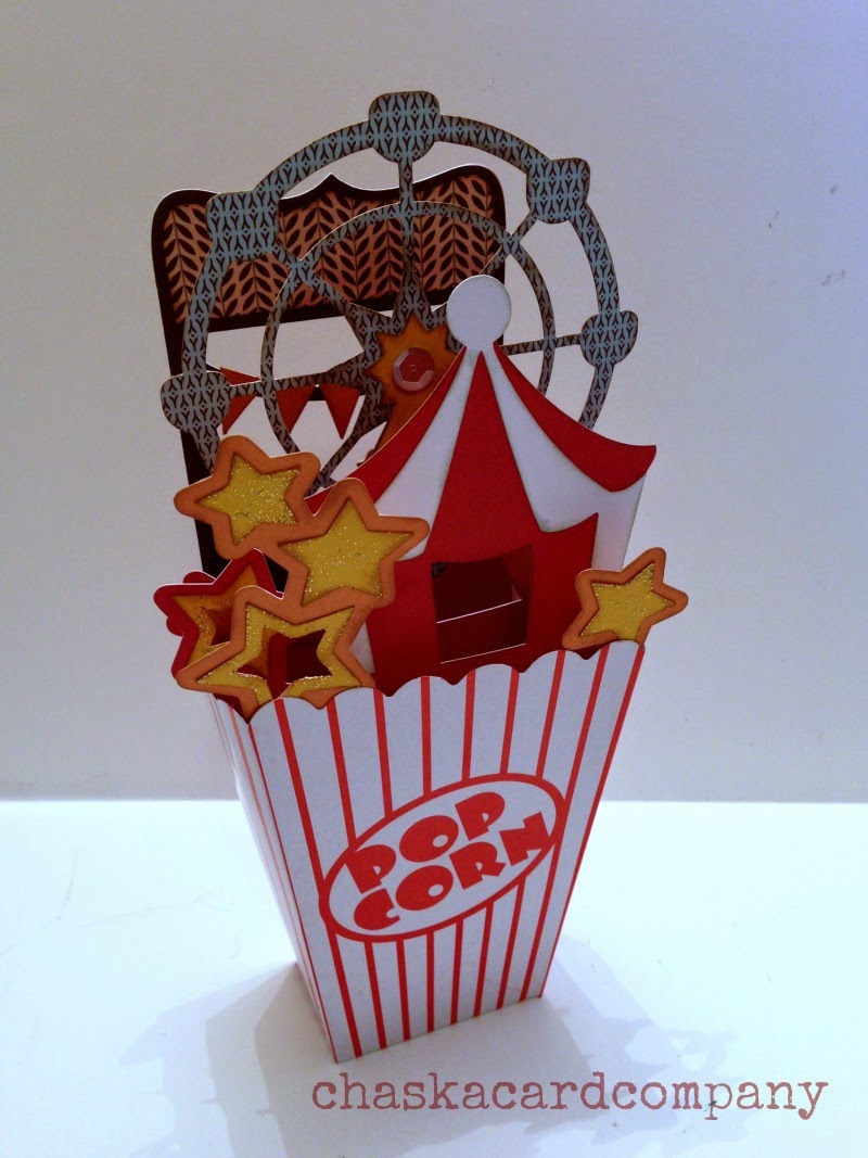 Chaska Card Company Popcorn Box Centerpieces