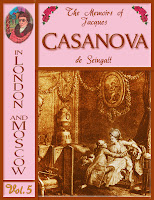 casanova vol.5, fiction, erotica, Jacques Casanova de Seingalt, london, moscow, biography