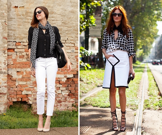 In The Spotlight: Black & White Trend / Black & White Outfits / Black & White Street Style