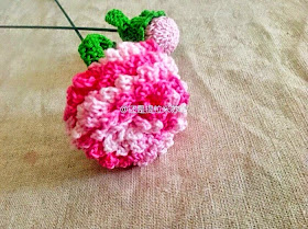  Crochet Carnation Flower Free Crochet Pattern