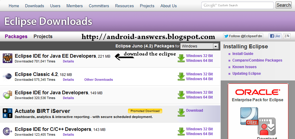 download eclipse ide latest version