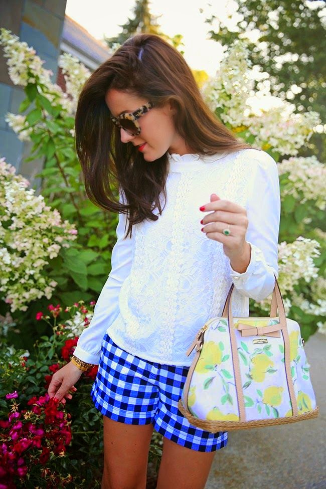 Gingham Goes Glam chic Saturday