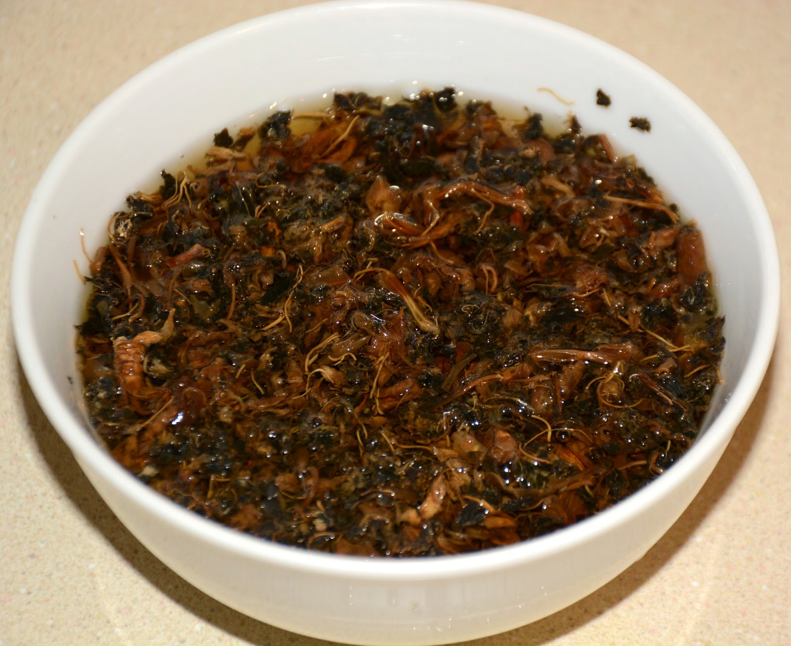 Nepali Tummy!!: Gundruk (Shinki)-Tarul (Yam) ko Tarkari :)