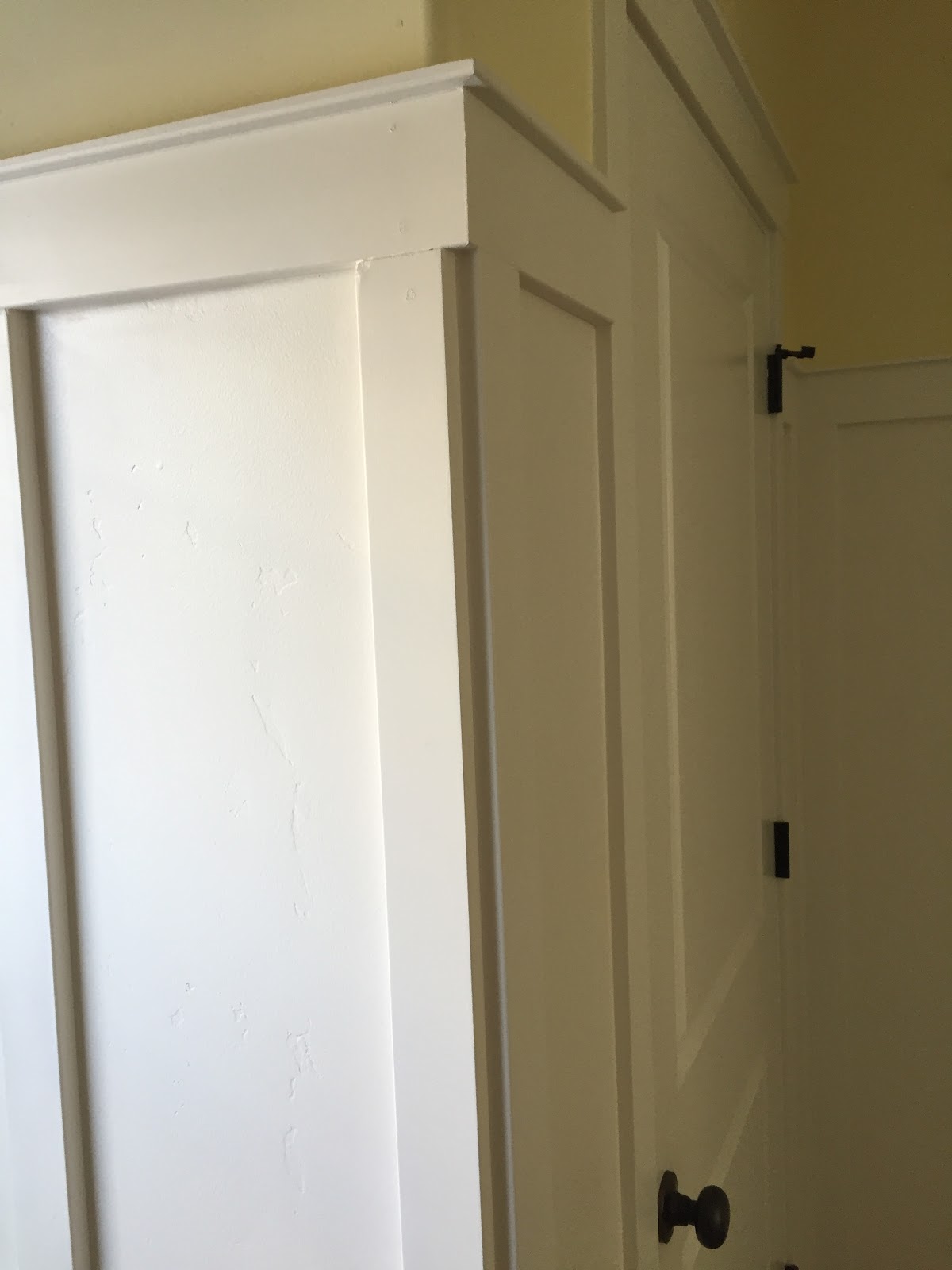 Board and batten in entry DIY Karins Kottage