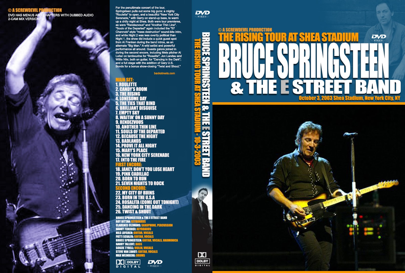 Bruce Springsteen Shows Cincinnati Lights (12112002)