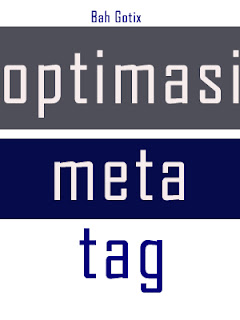 Optimasi Meta tag yang benar pada template Blog