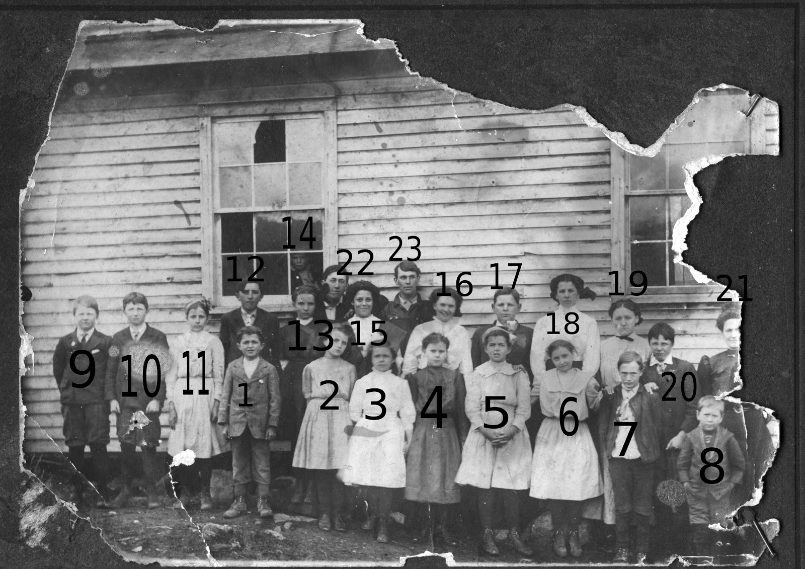 Russell County, Va History School Picture at Jesse's School House