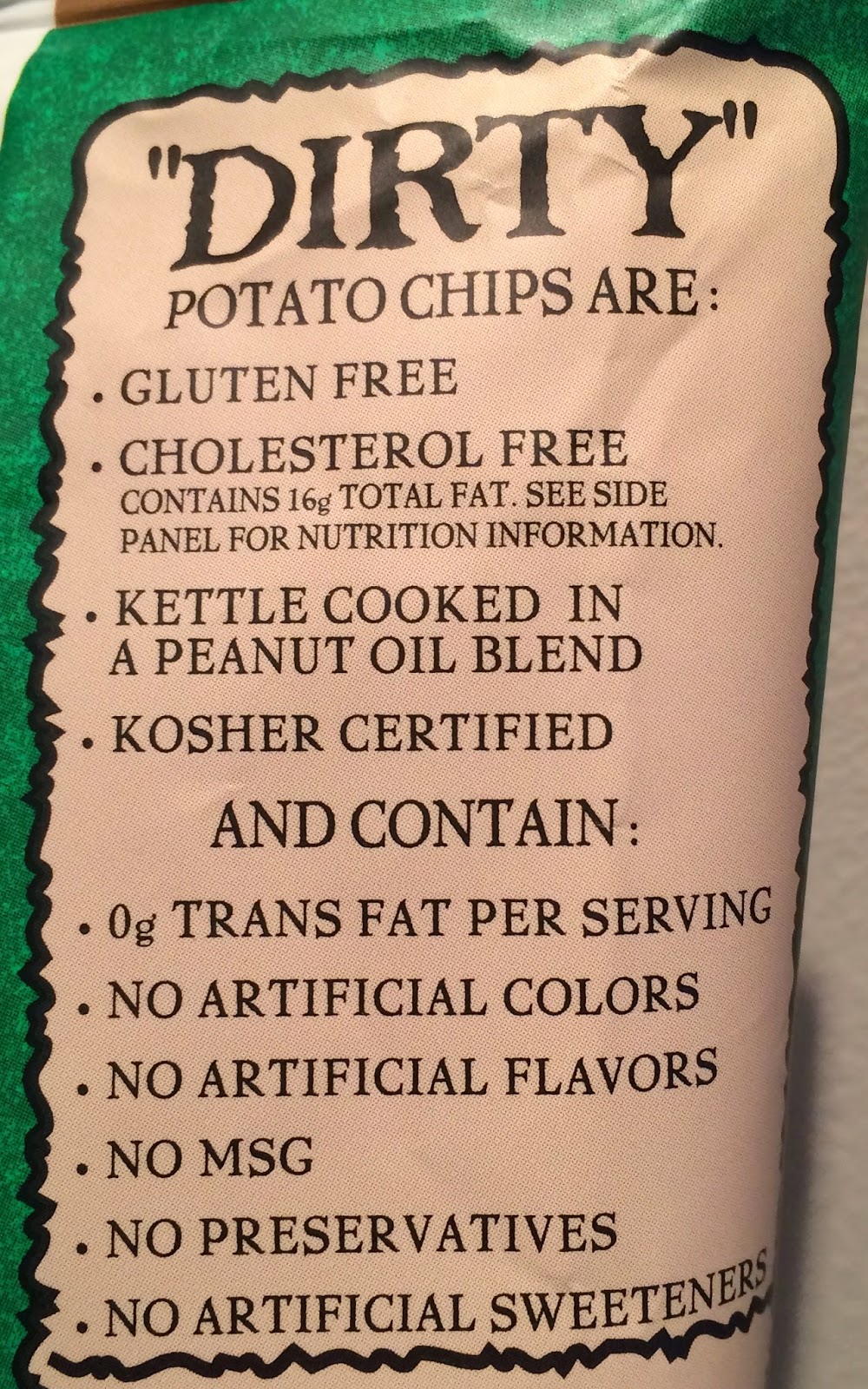 Dirty Potato Chips "Jalapeño Heat" / ダーティー ポテトチップス「ハラペーニョ ヒート」 I'm