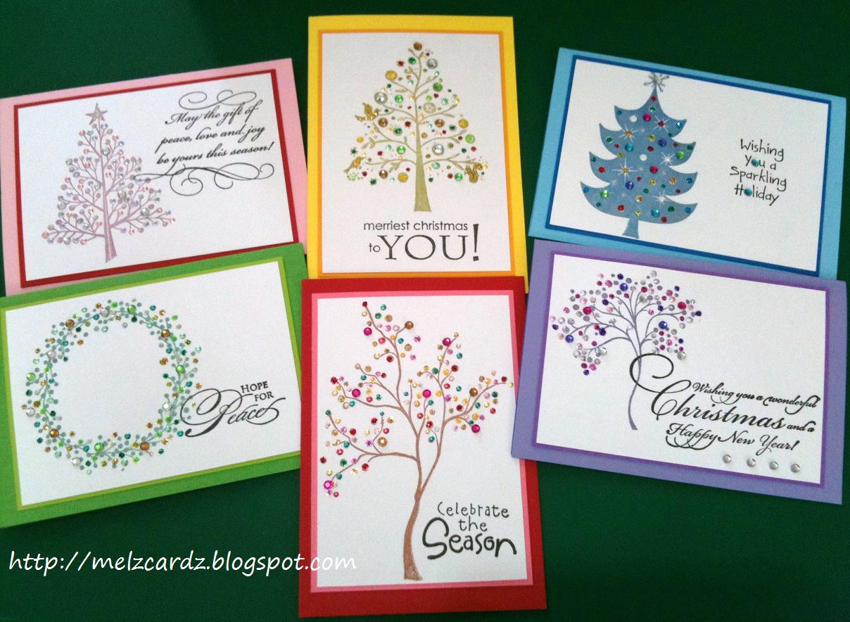 MelzCardz: &quot;Christmas Sparkle&quot; Greeting Cards