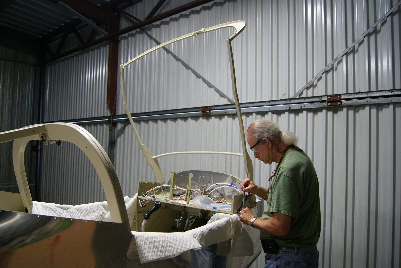 DOG Aviation John's RV12 Blog Canopy Frame Installed On The RV12