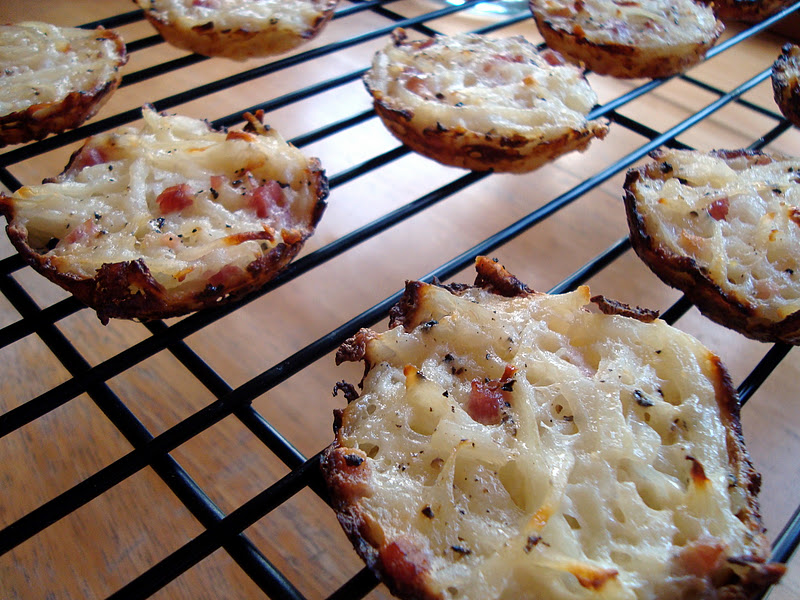A Couple in the Kitchen Cheesy Pancetta Hash Brown Bites
