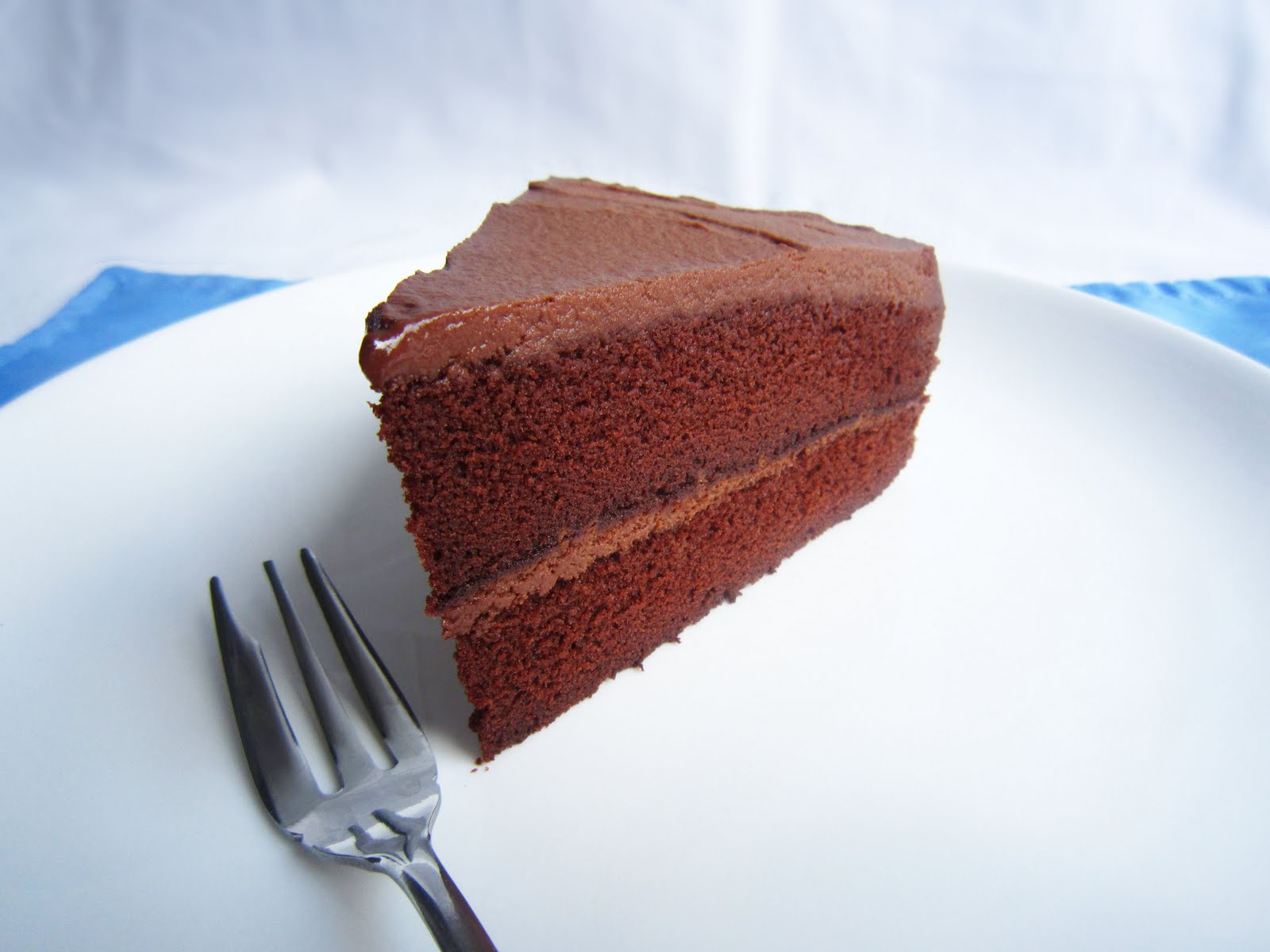 Noms I Must Chocolate Fudge Cake with Light Whipped Ganache