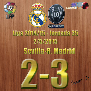 Cristiano Ronaldo (HAT-TRICK) - Sevilla 2-3 Real Madrid - Liga 2014/15 - Jornada 35 - (2/5/2015)