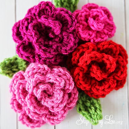 Free Easy Rose Crochet Pattern