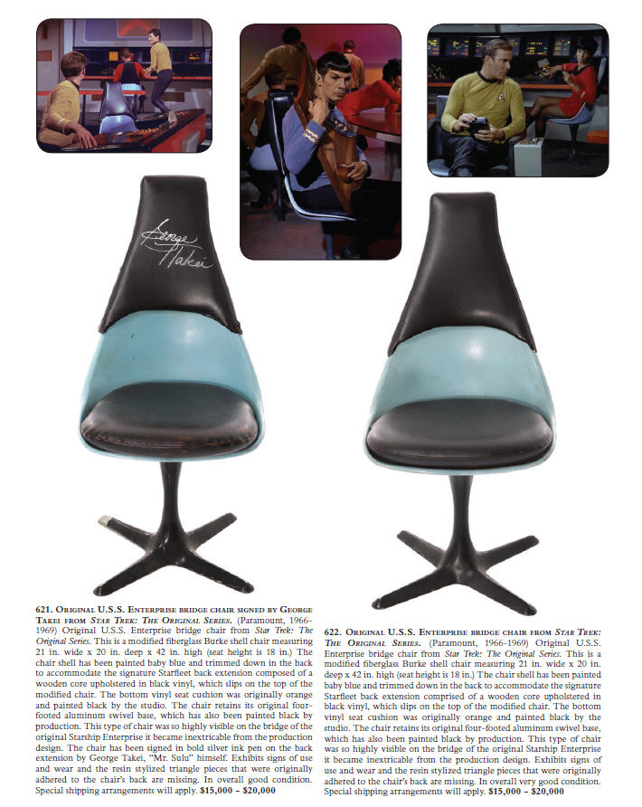 Chairs on the Original Star Trek Series?