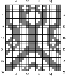 WoollyRhinoCrafts: FREE Yurikuma Paw Print Motif Crochet and Knitting Chart