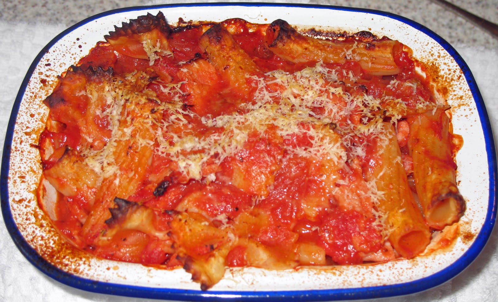 The Happy Housewife Bacon and Tomato Pasta Bake