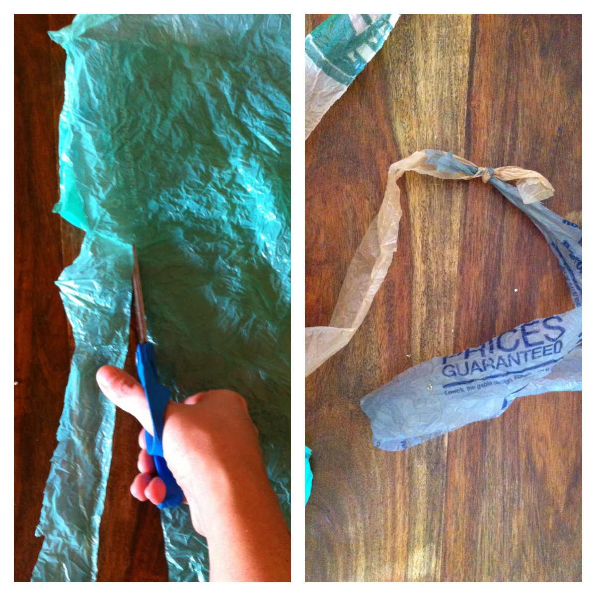 A Childhood List 105) DIY Plastic Bag Jump Rope