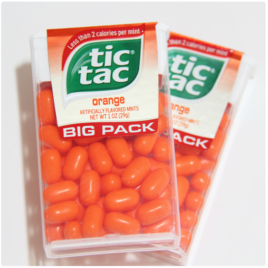 Orange Tic Tacs