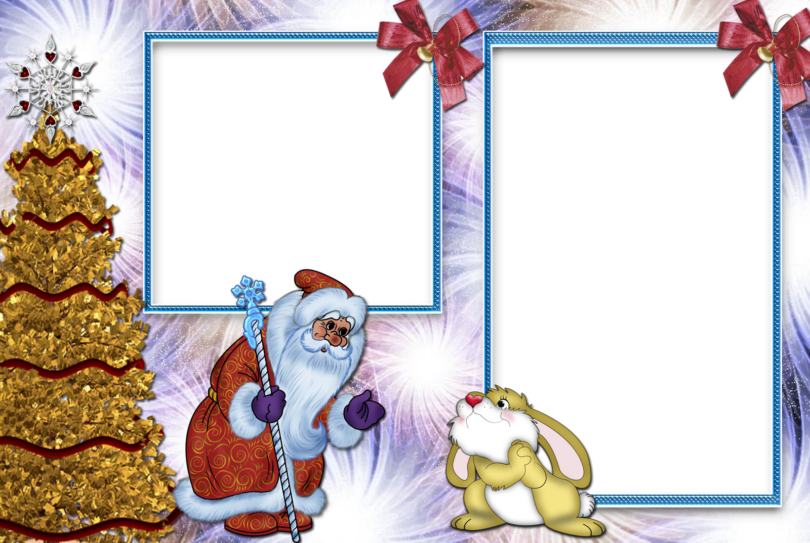 Marcos Navideños PNG - Marcos Gratis Para Fotos