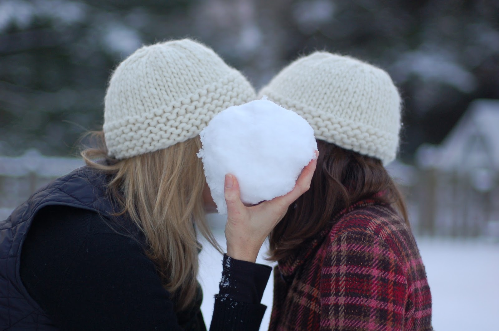 chunky knit beanie a Friend to knit with