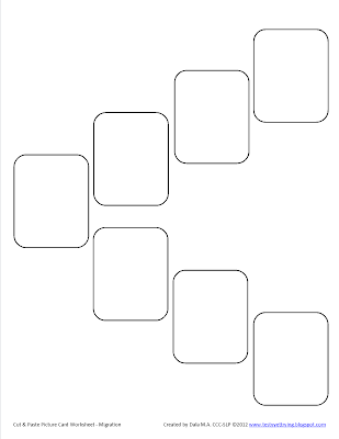 Testy yet trying: Speech Card Set Activity: Cut & Paste