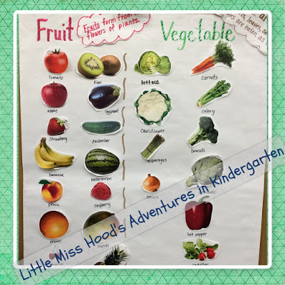 Vegetable Chart For Kindergarten