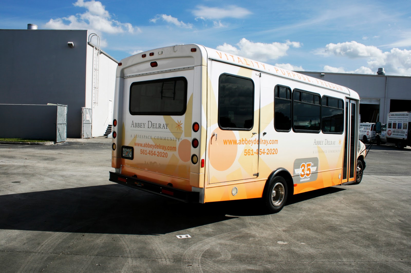 Shuttle Bus Van Wrap Delray Beach Florida
