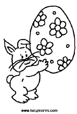 Bunny Coloring Pages, Easter Coloring Pages