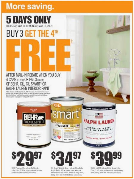 Home depot coupons in store only