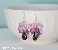 Purple Ombre Earrings