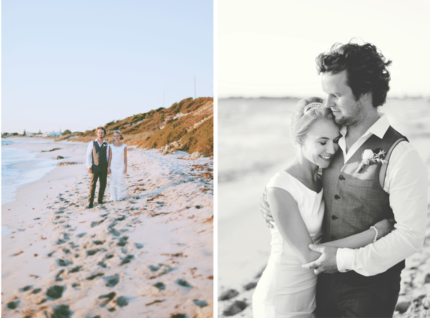 perth beach wedding photography