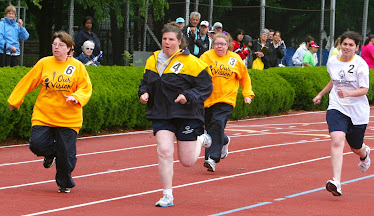 GMSO ATHLETE COMPETES IN THE 100 M RUN