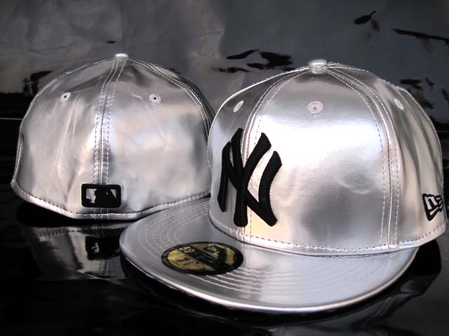 new era 59fifty silver  yankees