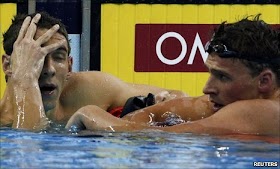 Held Off Olympic Champion Michael Phelps