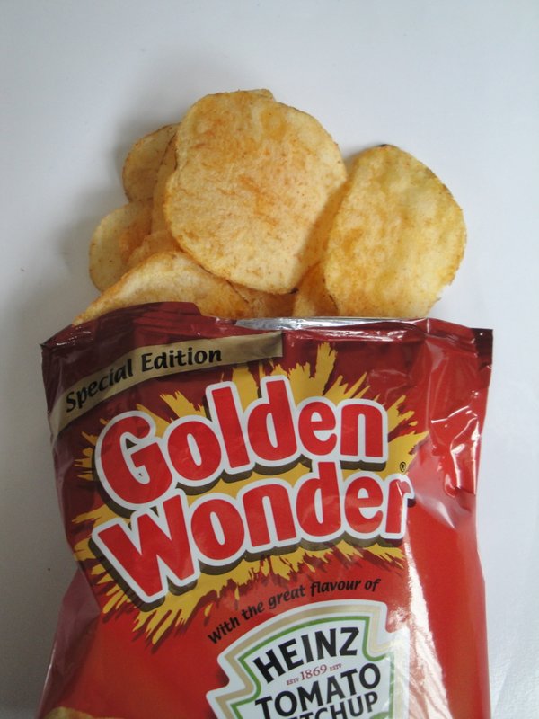 Grocery Gems Golden Wonder Heinz Tomato Ketchup Flavour Crisps