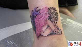 Cute baby Angel Tattoo Picture