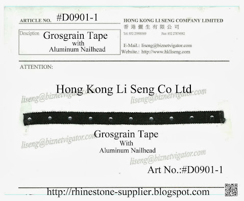 Grosgrain Tape with Aluminium Neilhead - Hong Kong Li Seng Co Ltd