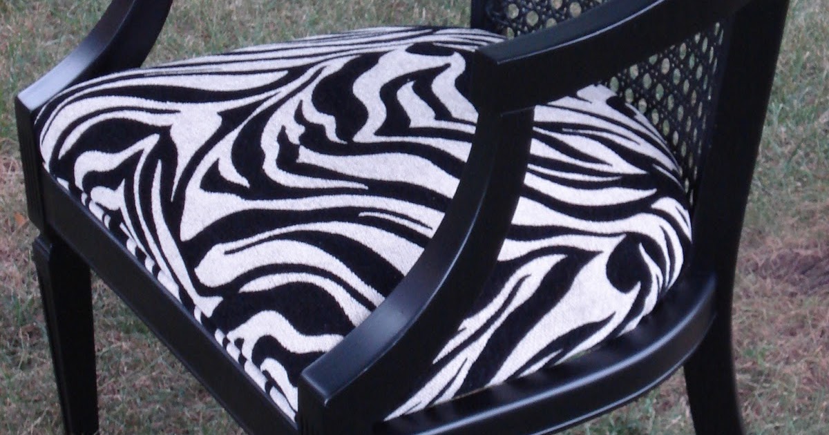 Vintage Gypsy Homegoods Zebra Accent Chair