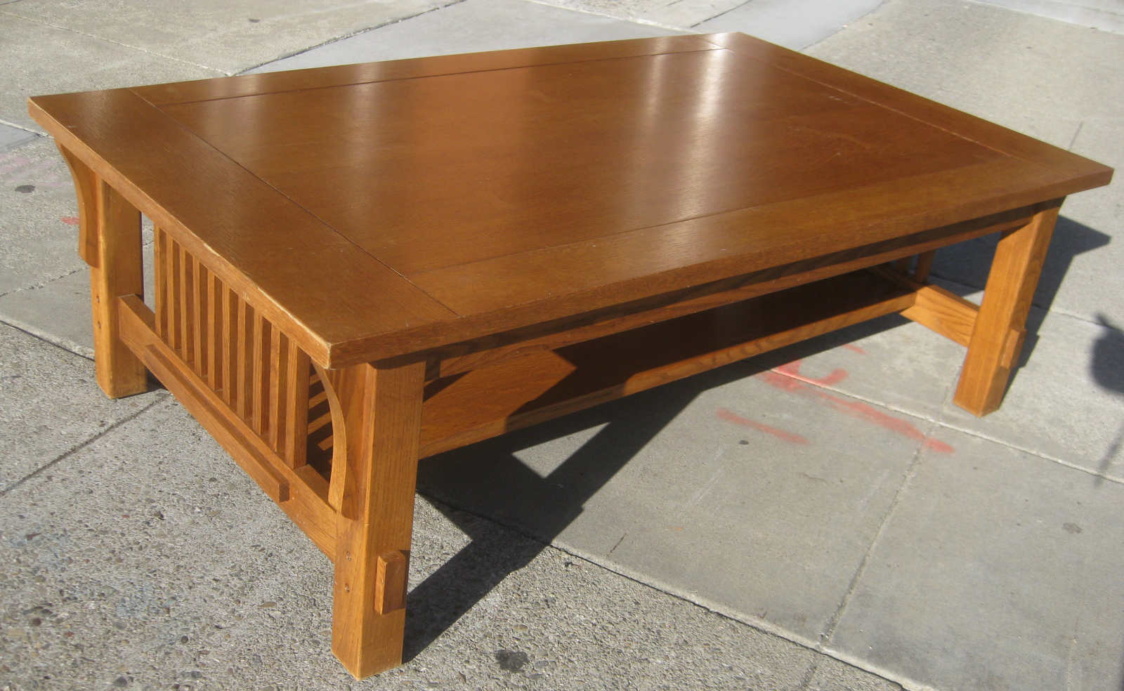 UHURU FURNITURE & COLLECTIBLES SOLD Mission Coffee and End Table 115