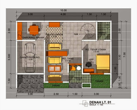 Gambar Denah Desain Rumah Minimalis Modern 1 Lantai Pilihan 2017/2018 Gambar Denah Desain Rumah Minimalis Modern 1 Lantai Pilihan 2017/2018