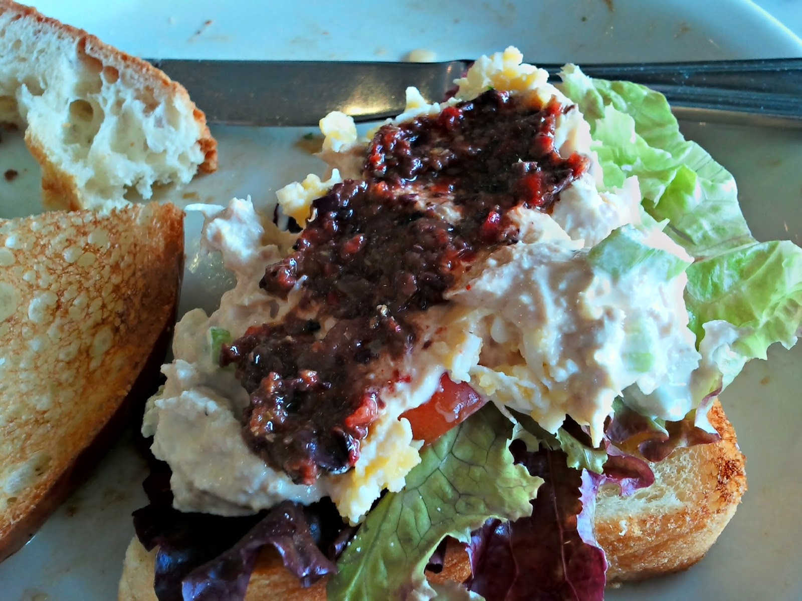 so little thyme. Tuna & Olive Sandwich