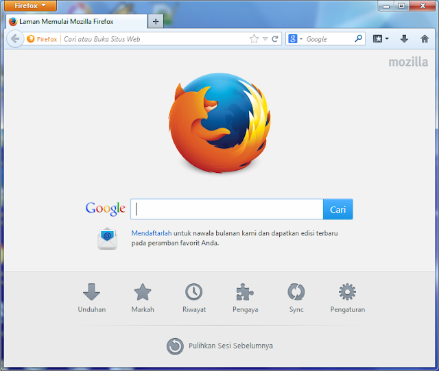 Mozilla Firefox New