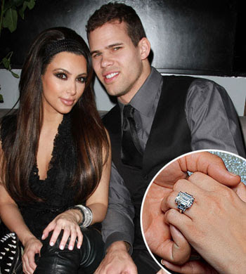 2 Million Kim Kardashian's Engagement Ring 