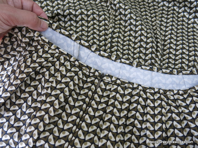 tutorial falda con bies en la cintura