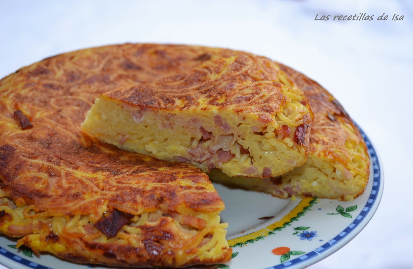 Las recetillas de Isa Tortilla de espaguetis