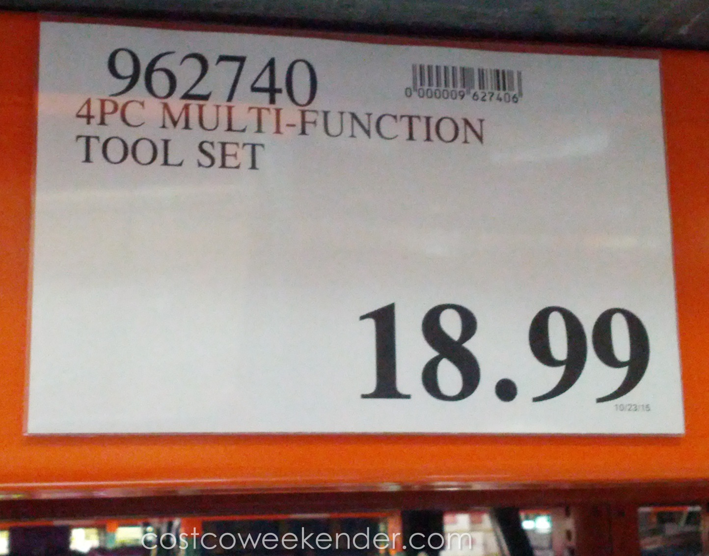 4 Piece MultiFunction Tool Set Costco Weekender